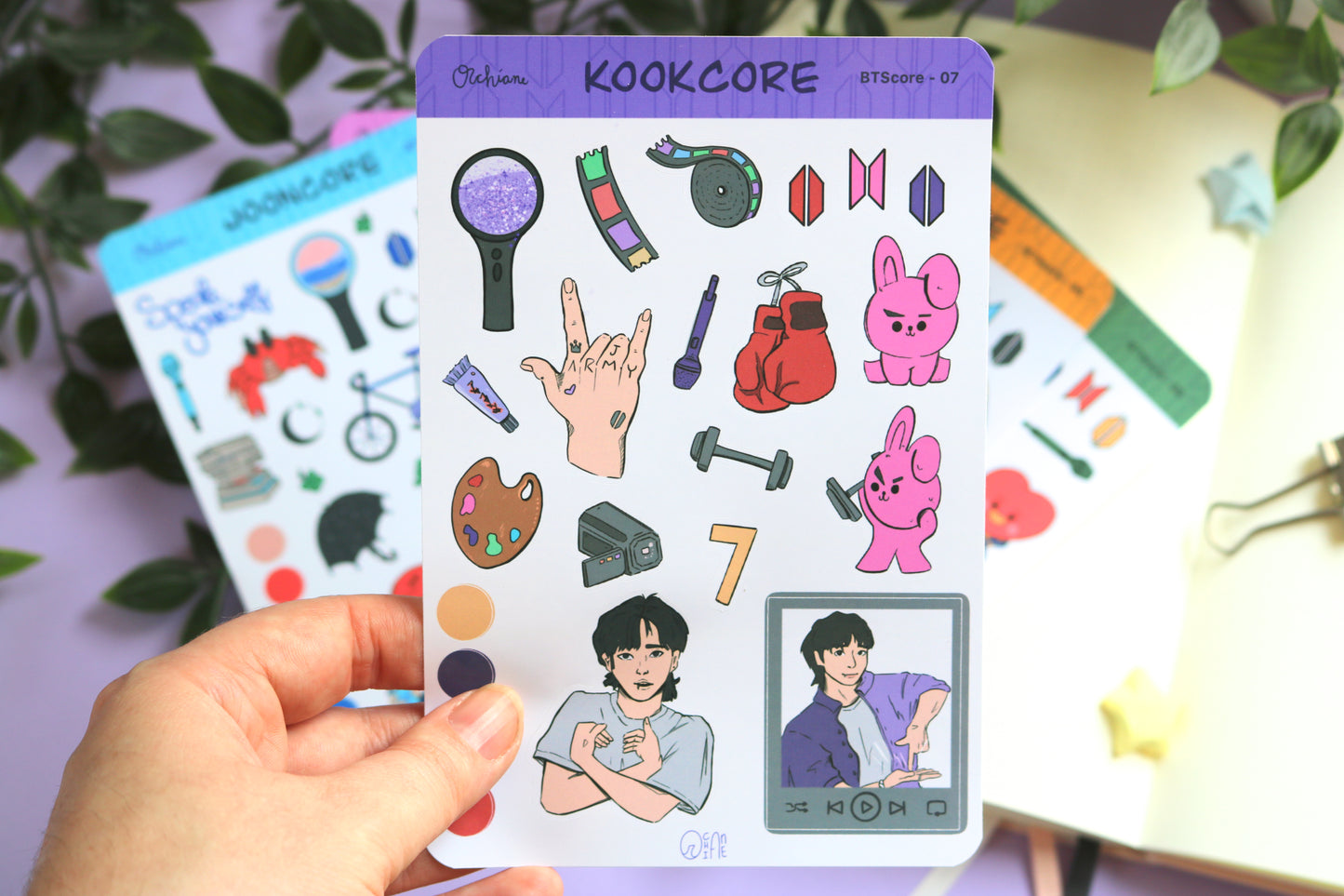 BTS Core Stickersheets