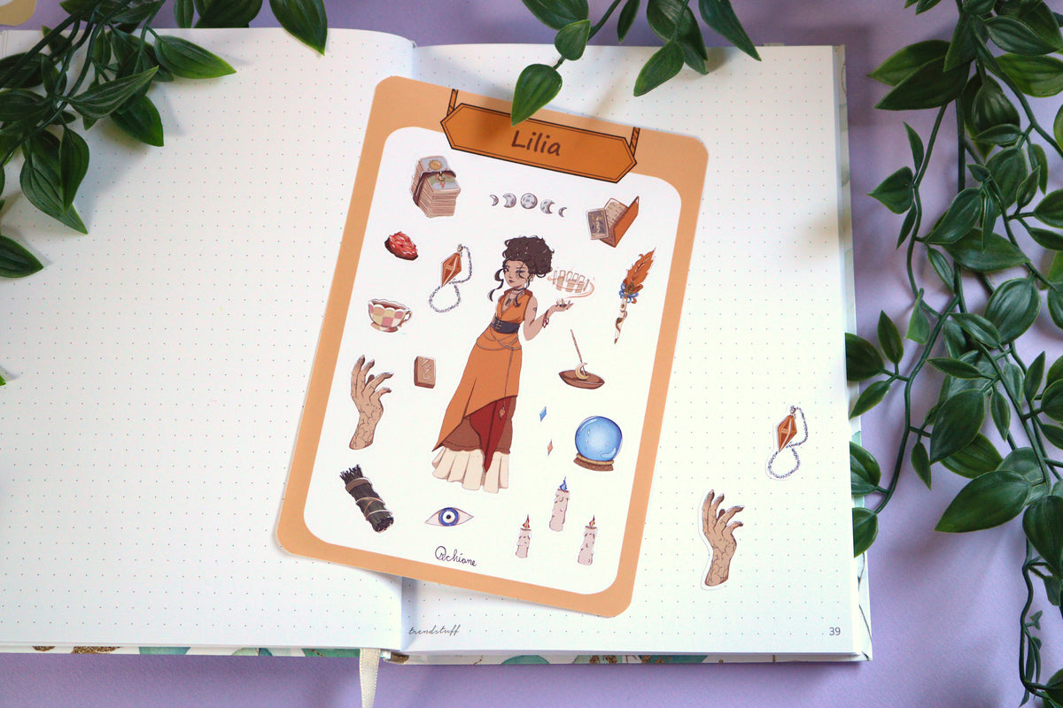 Lilia - The FortuneTeller - Stickersheet