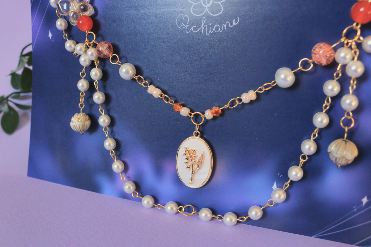 Flower Pearl Necklace