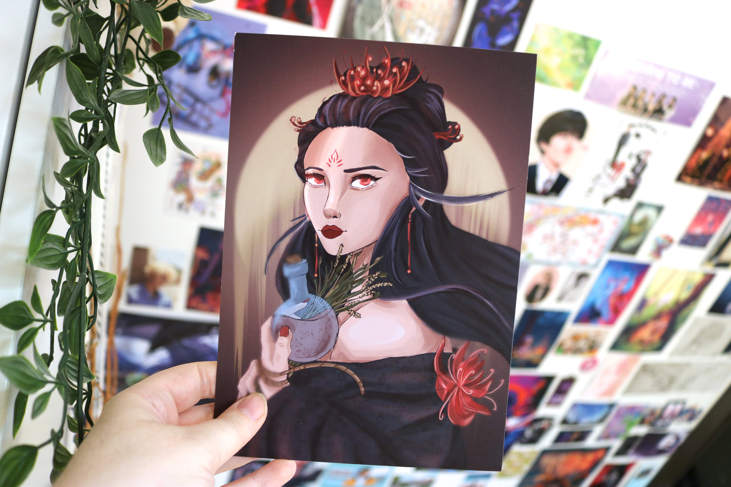 Spiderlily Healer Print