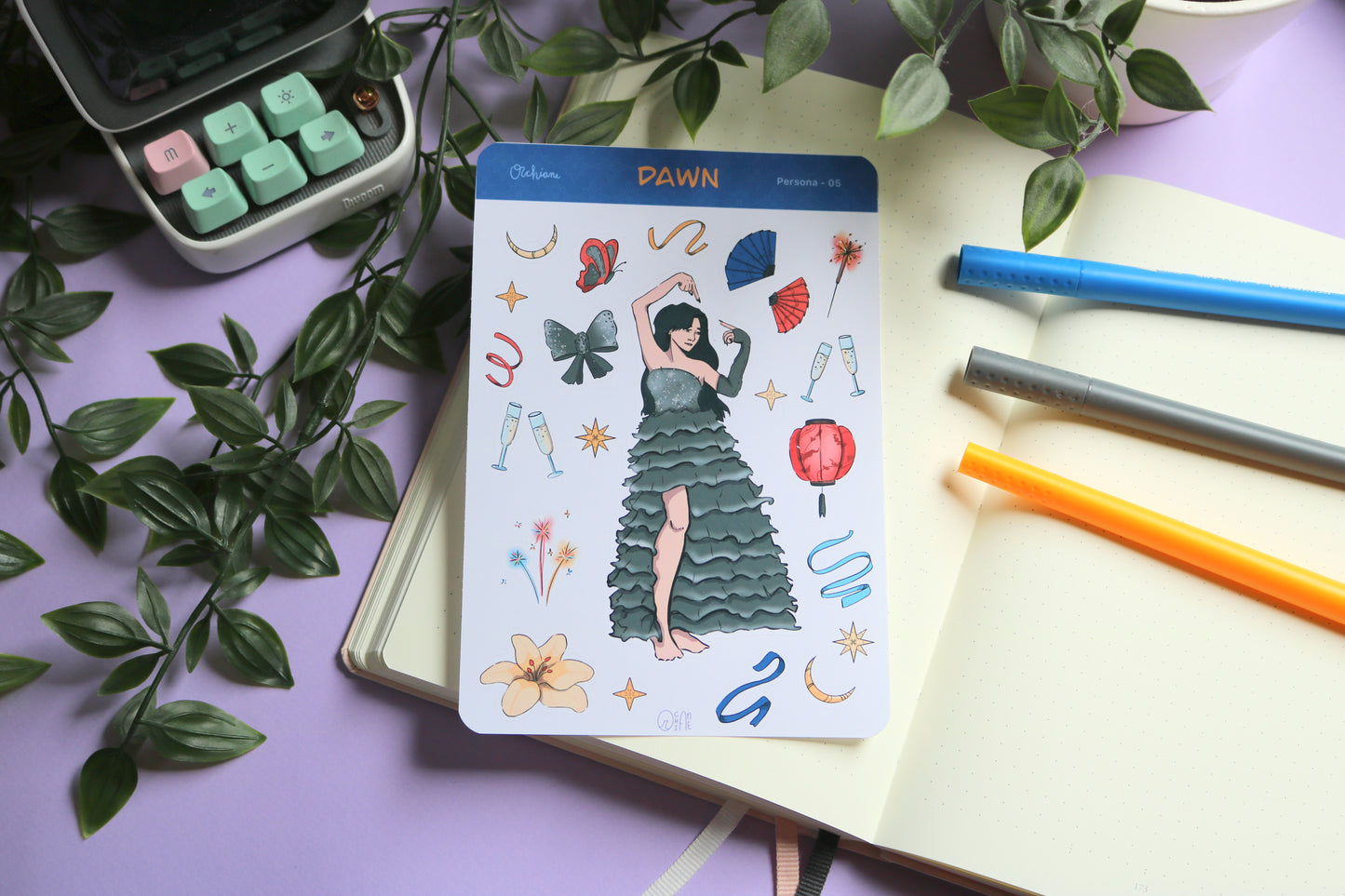 Dawn - Persona Stickersheet