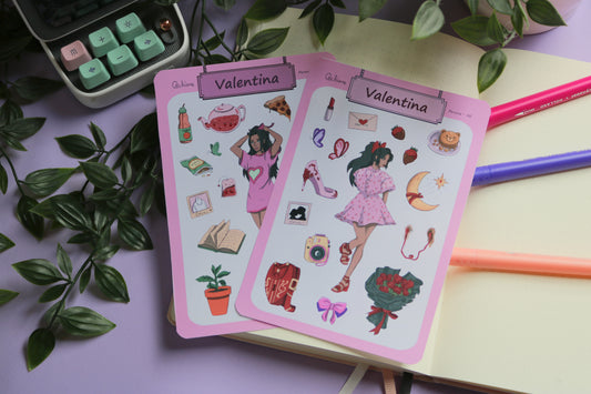 Valentina - Persona Stickersheets