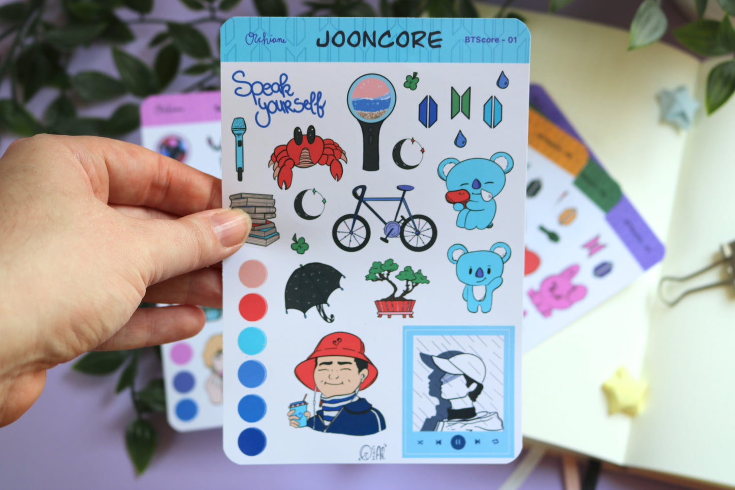 BTS Core Stickersheets
