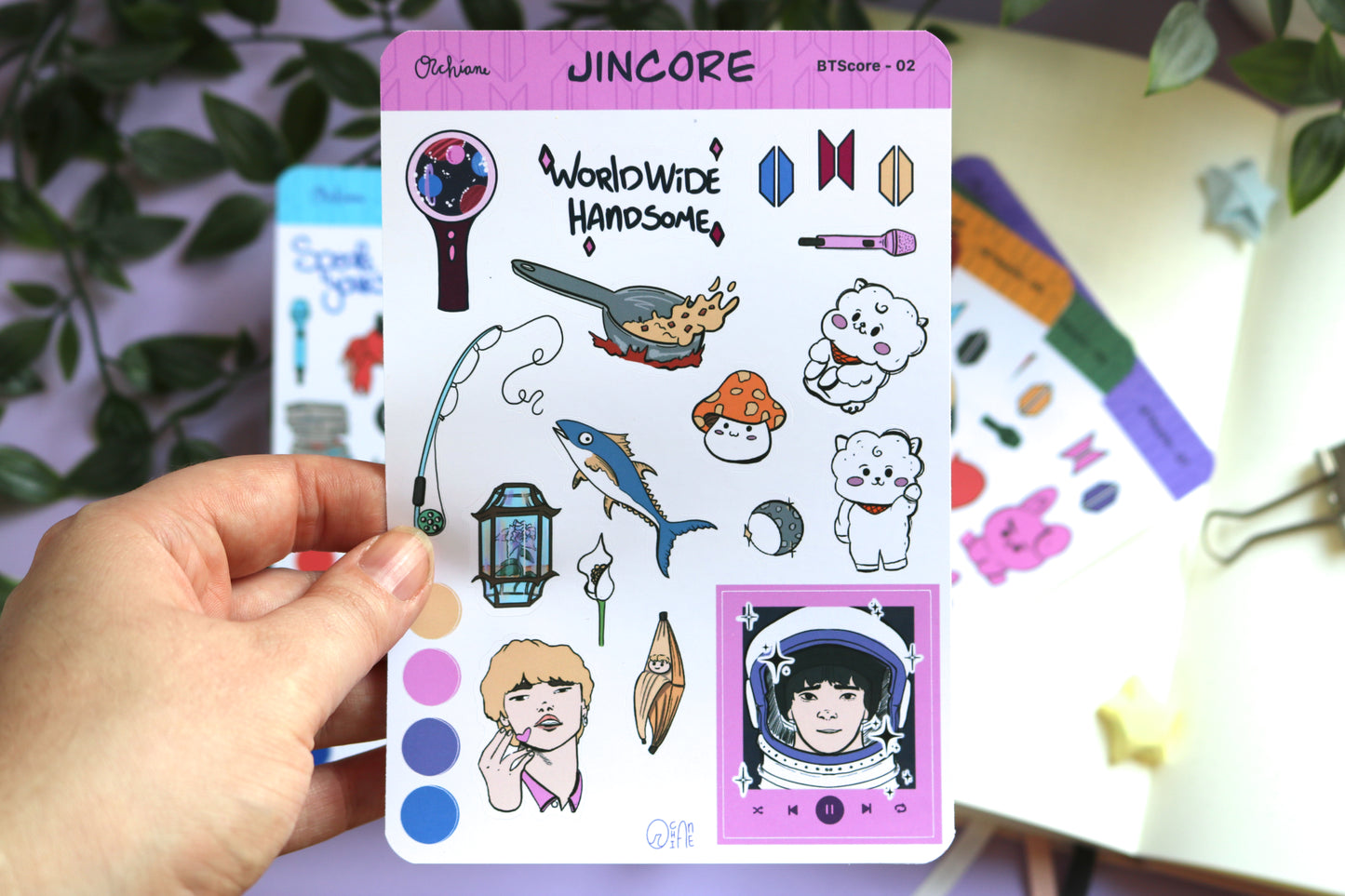 BTS Core Stickersheets
