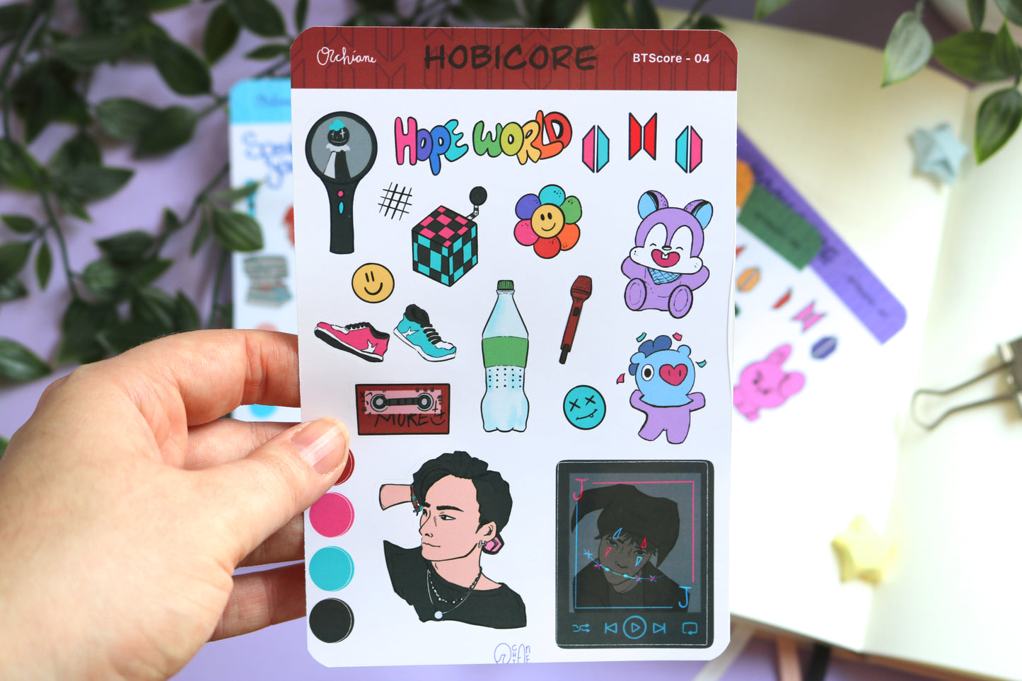 BTS Core Stickersheets