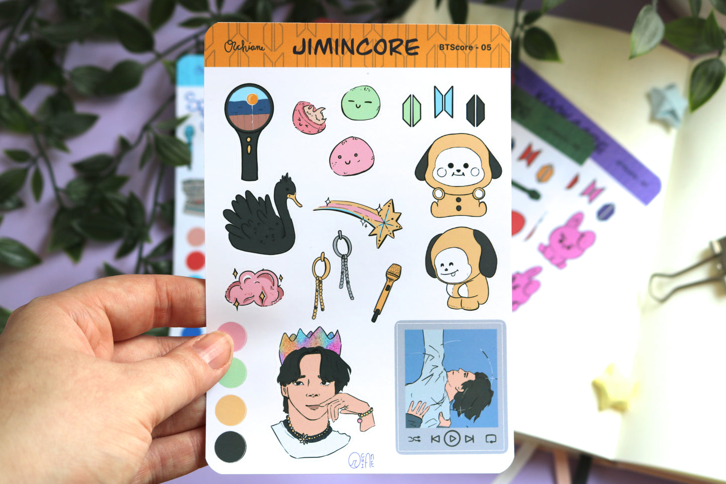 BTS Core Stickersheets