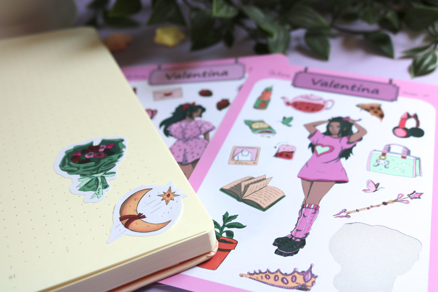 Valentina - Persona Stickersheets