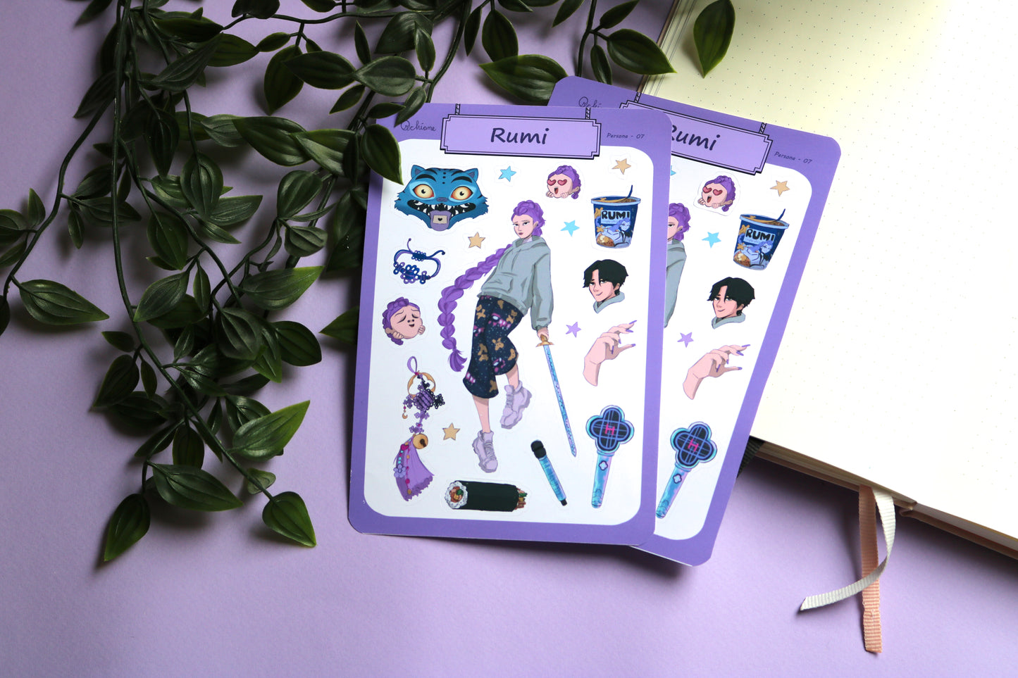 Huntrix Stickersheets - Kpop Demon Hunter