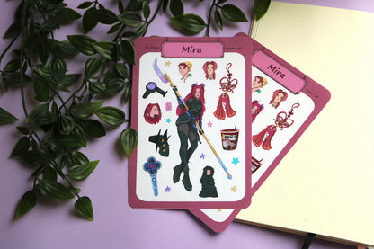 Huntrix Stickersheets - Kpop Demon Hunter