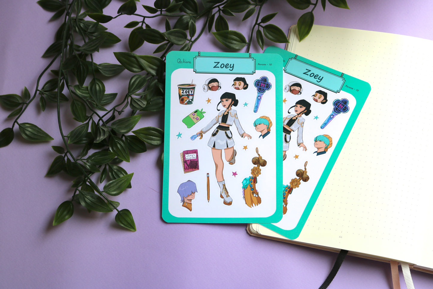Huntrix Stickersheets - Kpop Demon Hunter