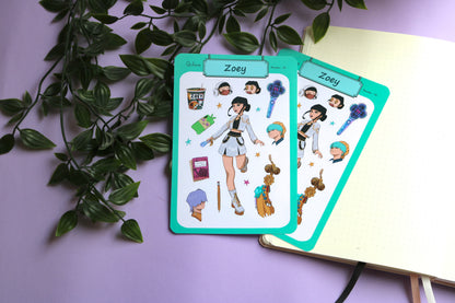 Huntrix Stickersheets - Kpop Demon Hunter