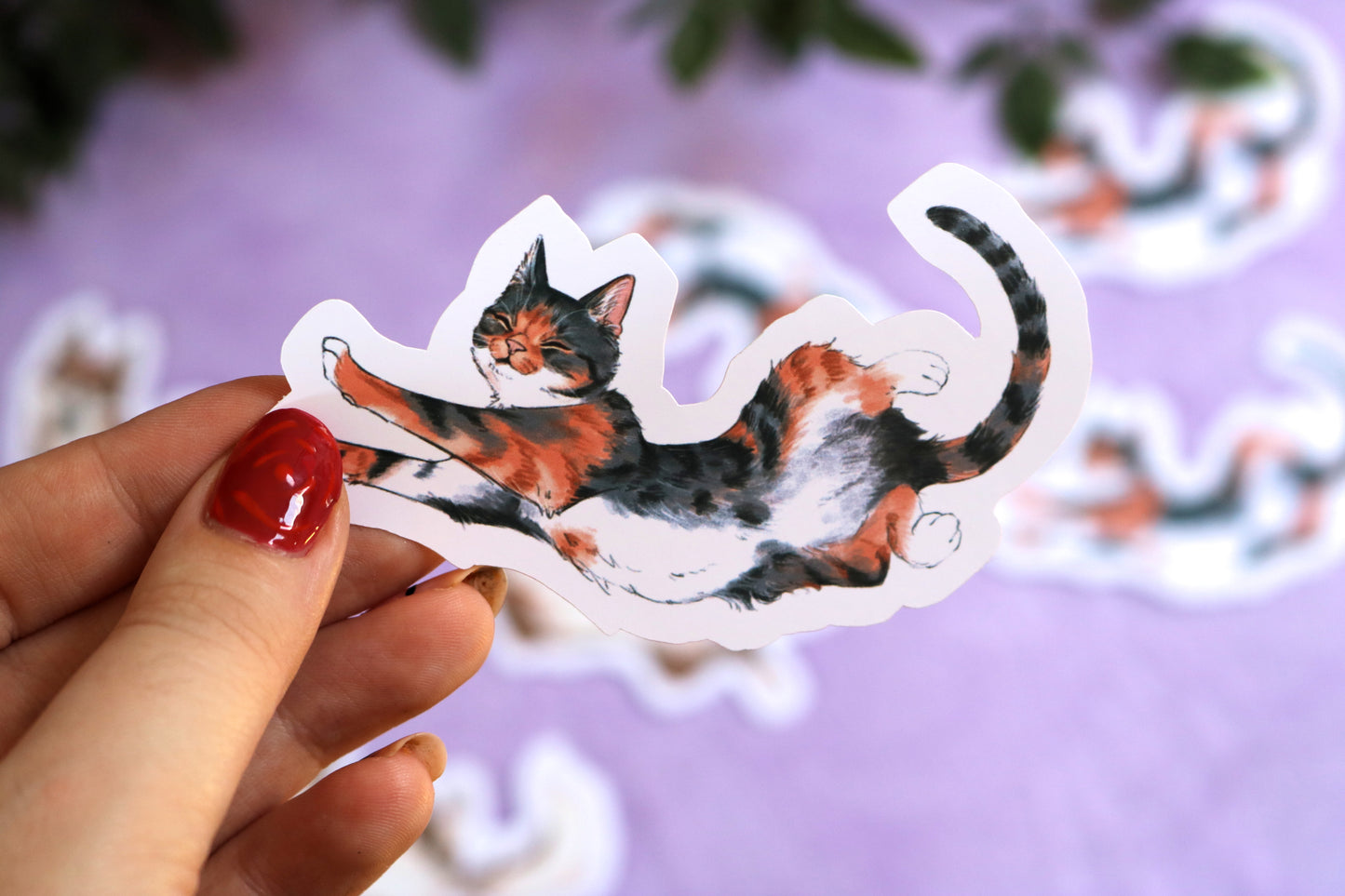 Cat & Dog Sticker- animal sticker