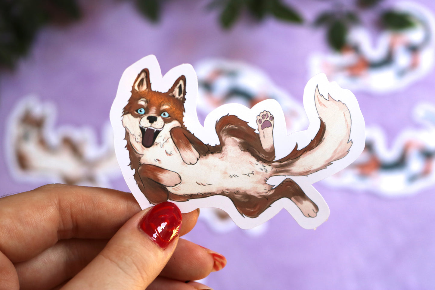 Cat & Dog Sticker- animal sticker