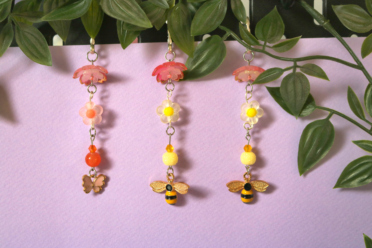 BookCharms - Flower, Bee, Rose