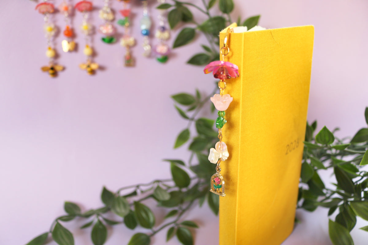 BookCharms - Flower, Bee, Rose