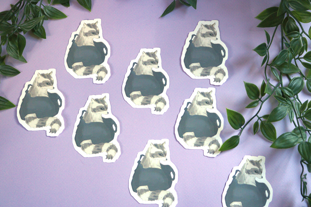 Raccoon Sticker - Animal Stickers