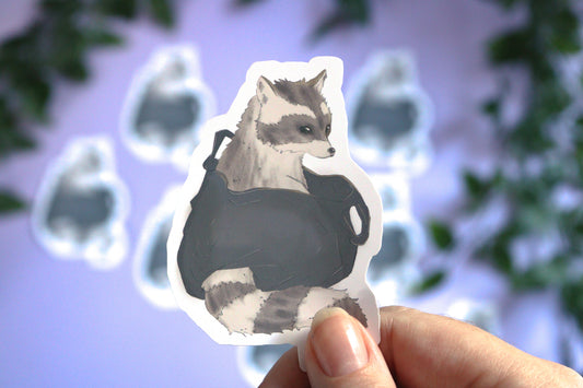 Raccoon Sticker - Animal Stickers