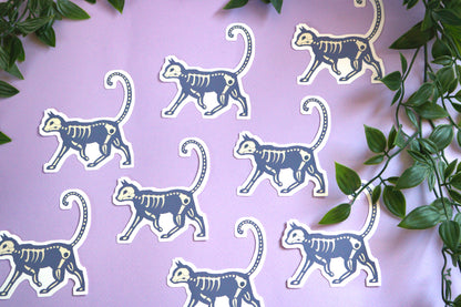 Skeleton Cat - Animal Sticker