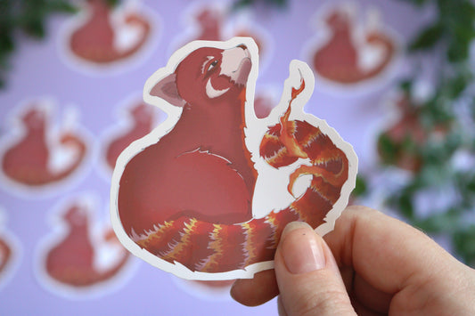 Fire Redpanda - Animal Stickers