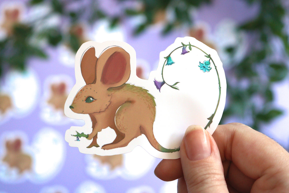 Flower Mouse - Animal Stickers
