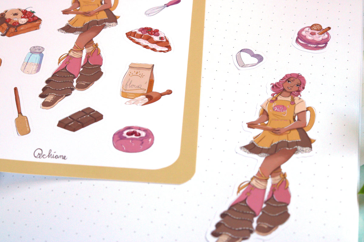 Bailey - The Pastery Chef Stickersheet