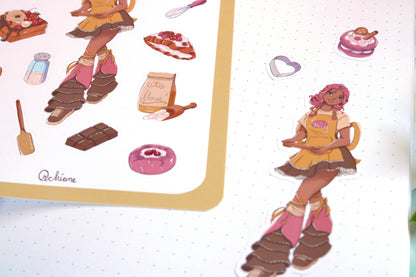 Bailey - The Pastery Chef Stickersheet