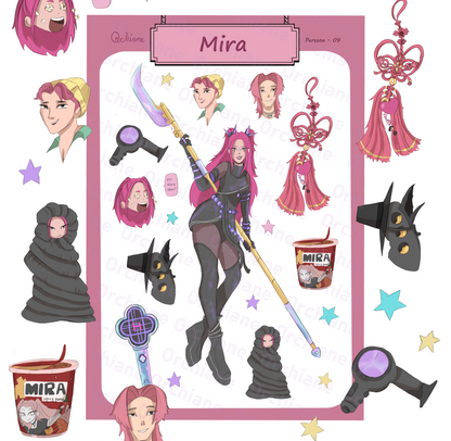 Huntrix Stickersheets - Kpop Demon Hunter