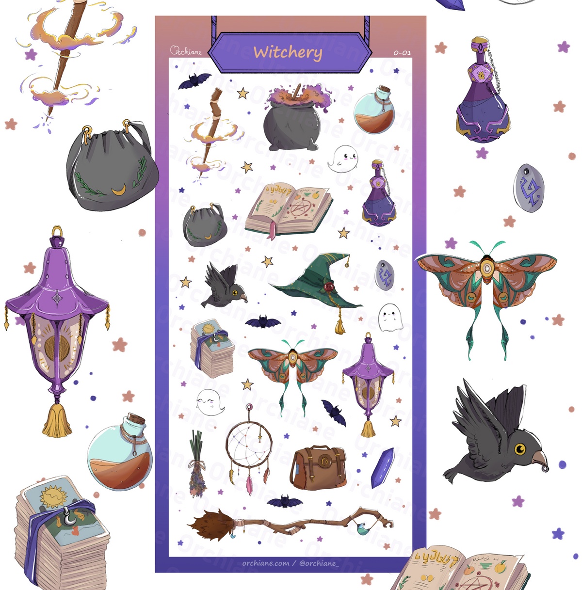 Witchery Stickersheet