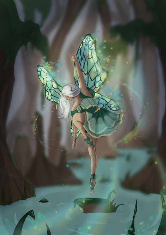 Dancing Through Life Fairy Print